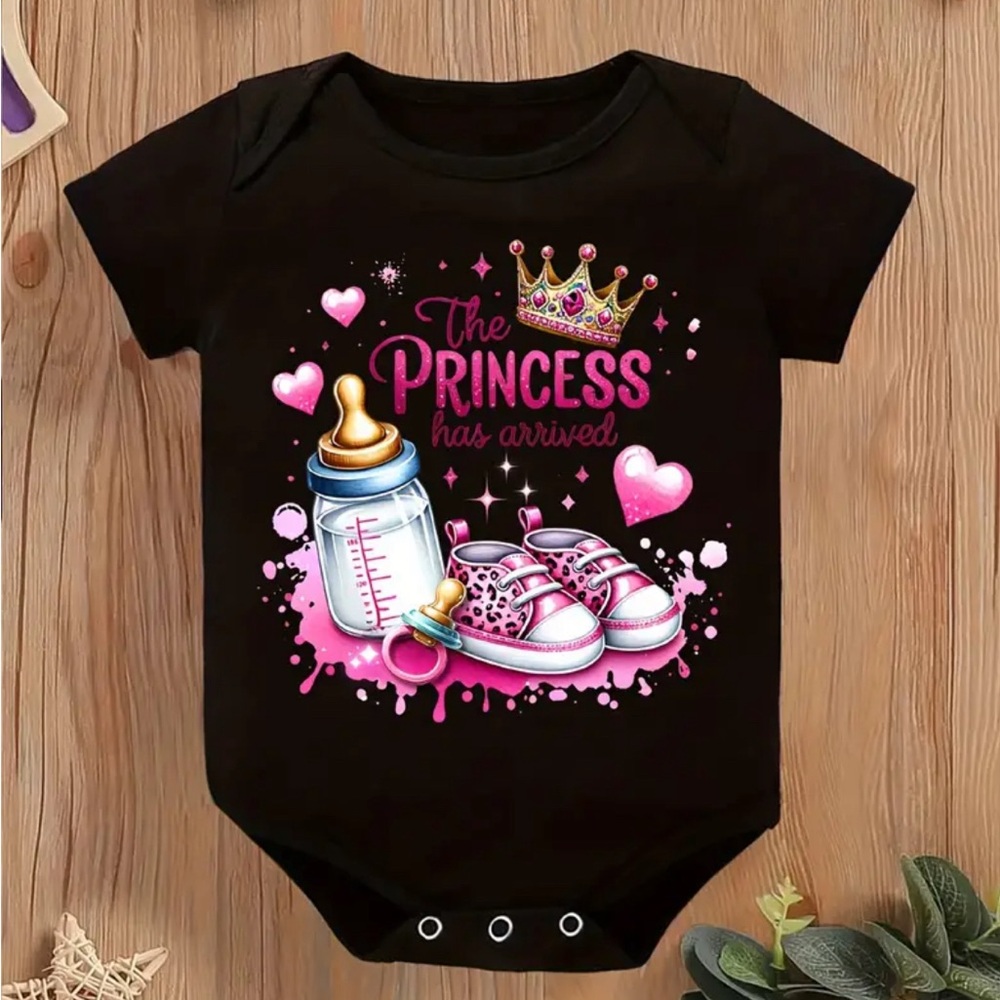 207. 🎉Infant Girl Princess Onesie
